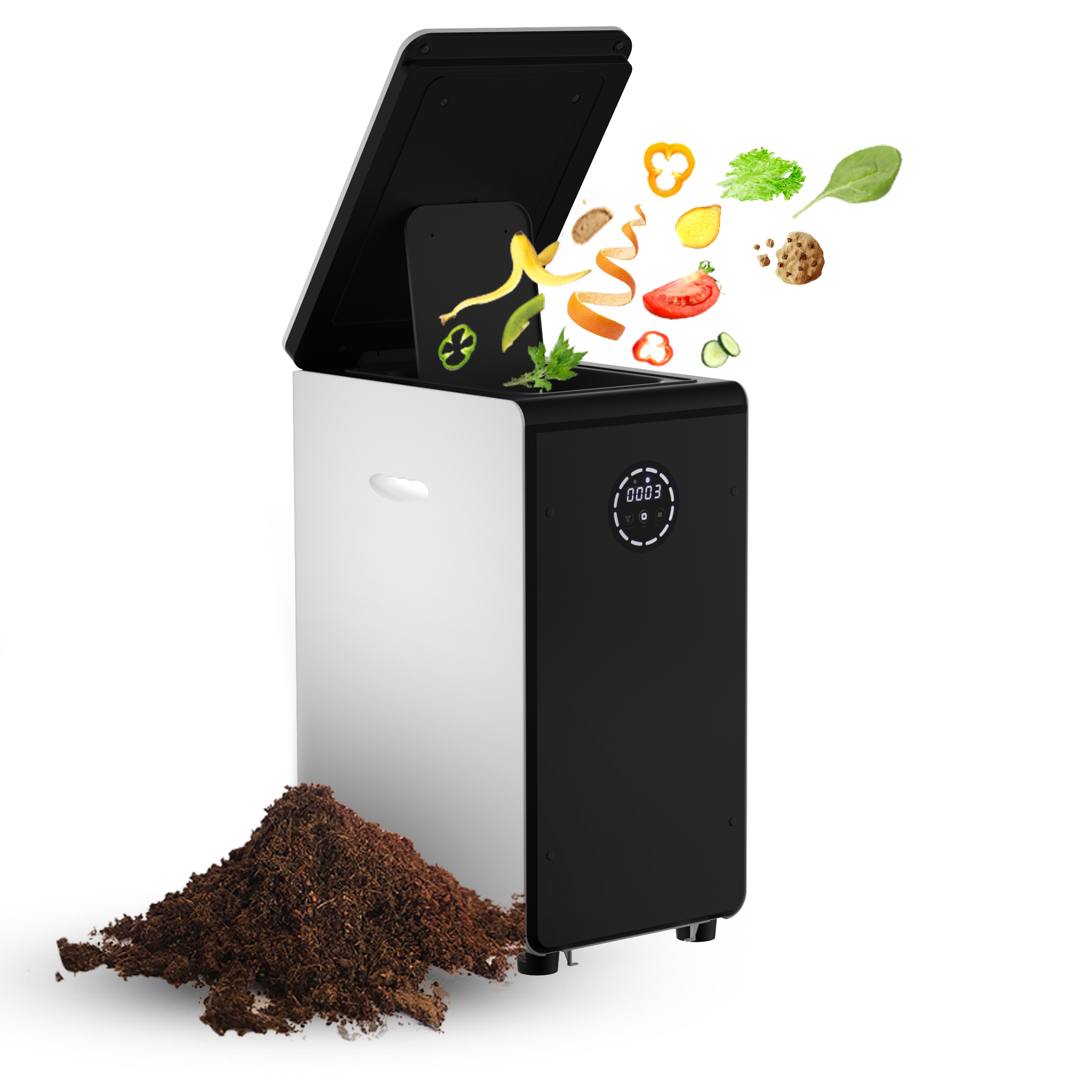 garden soil vs compost geme composter